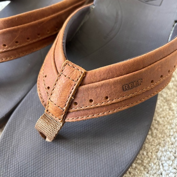 Reef Cushion Flip Flop Thong Sandal Brown Outdoors Comfort Spring Summer - Picture 3 of 8